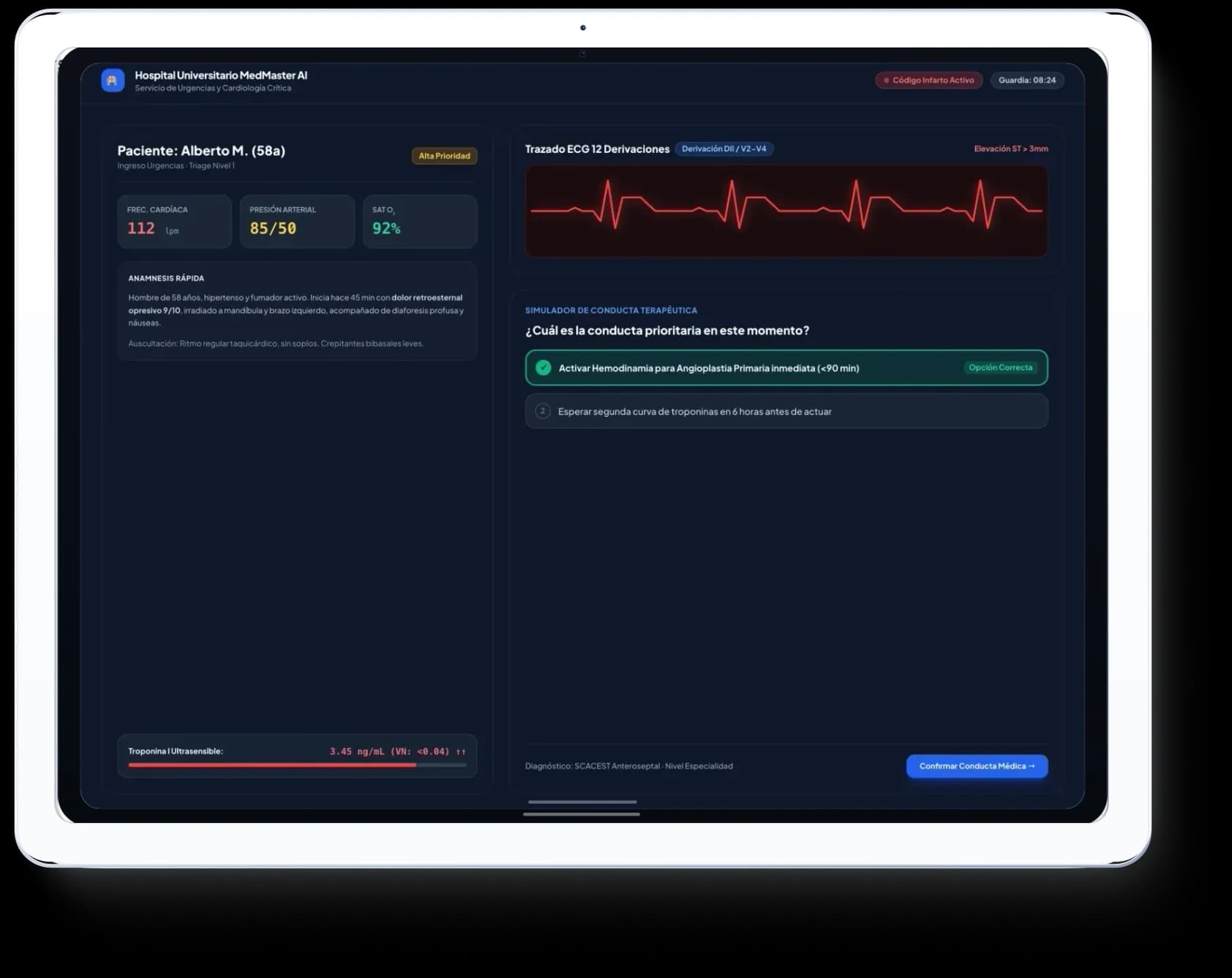 MedMaster on iPad